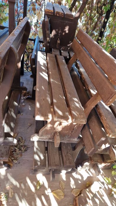 Продам деревянные столы и скамейки