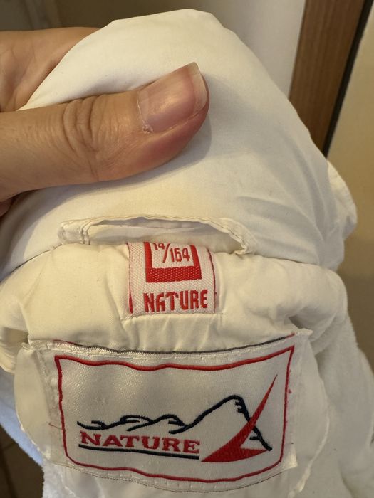 Зимно много дебело яке,дълго с качулка подплатено 164р.със забележка