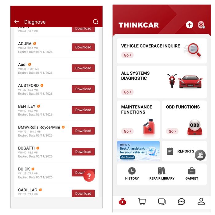 Tester Launch ThinkDiag 2026 ORIGINAL FULL  Activ –Diagnoza  pe Android/iOS