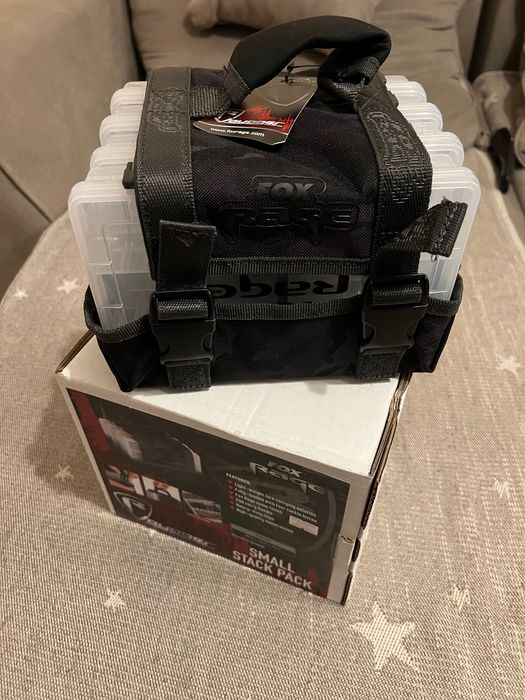 НОВА Чанта FOX RAGE Voyager Small Stack Pack с 4 броя кутии
