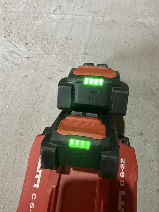 Hilti B 22-85 + Hilti C6-22 батерии и зарядно