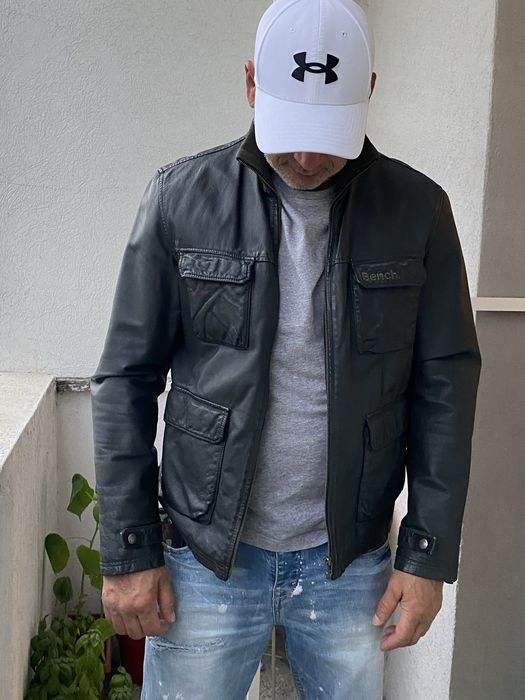 Мъжко яке естествена кожа bench