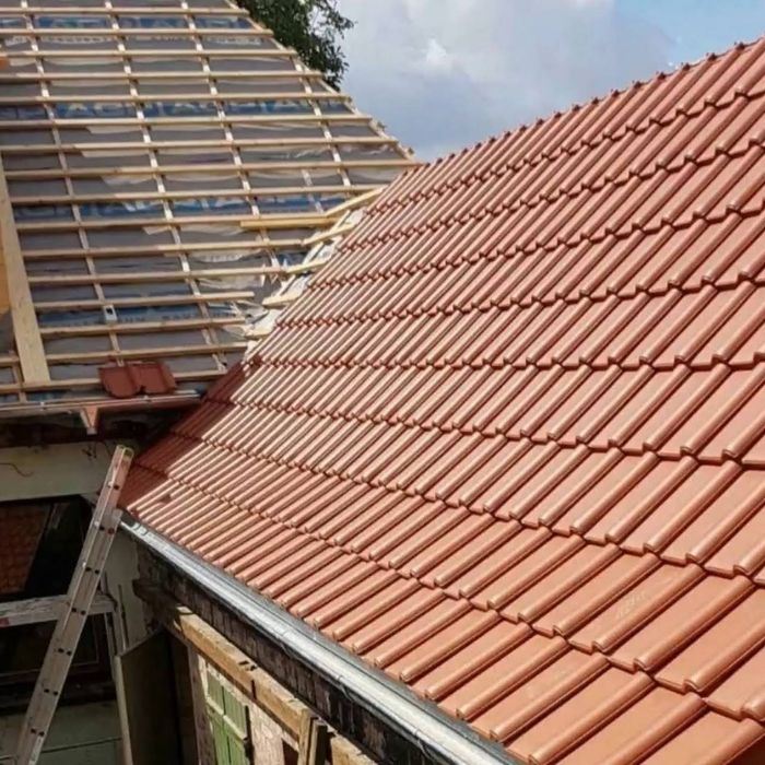 Montaj acoperis blocuri reparatii  dulgherie tigla metalica ceramica