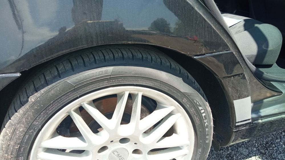 Джанти 17 и гуми 225/45 R17. За Мерцедес