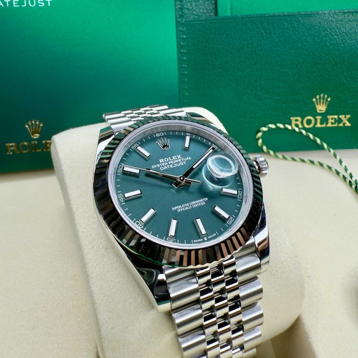 Rolex Datejust Green Mint | PE STOC | New | 41mm | 15750 EURO | 126334 | 2026