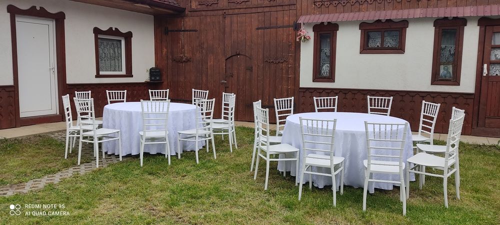 Închiriez pentru evenimente corturi mese și scaune