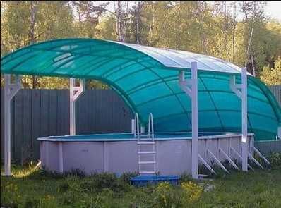 Поликарбонат тепличный. Лист 6×2,1 м,  гарантия!