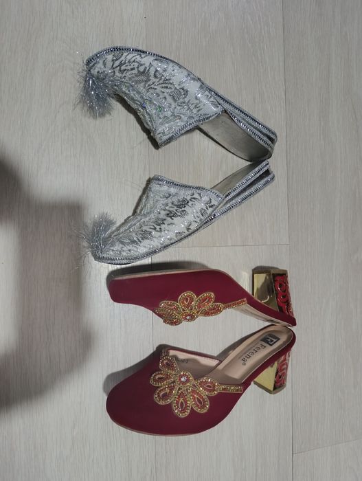 Национальная женская обувь Узбекистана