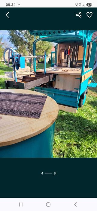 Piaggio Ape 50 barbeque
