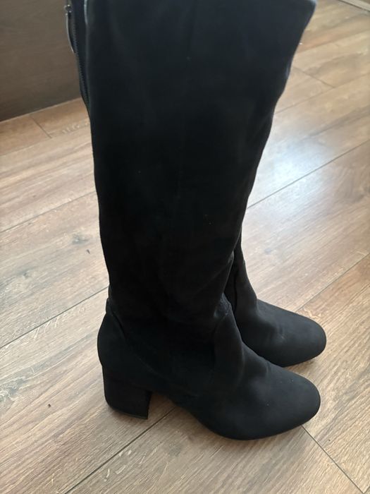 Gerry Weber ботуши от естествен велур/кожа