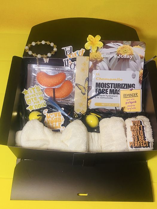 Set cadou de Crăciun- galben