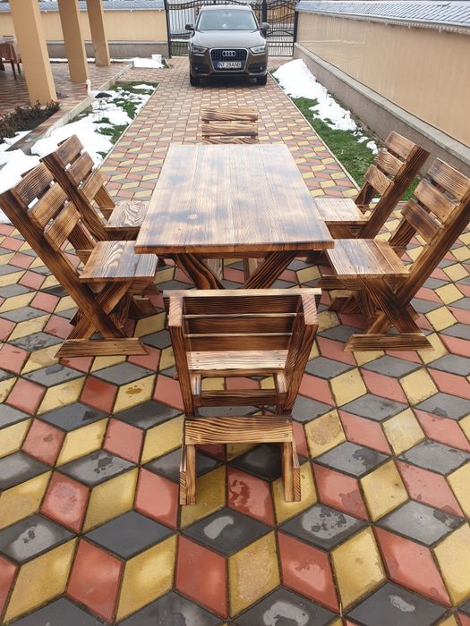 Mese,scaune,banci de grădină, terase, foișoare