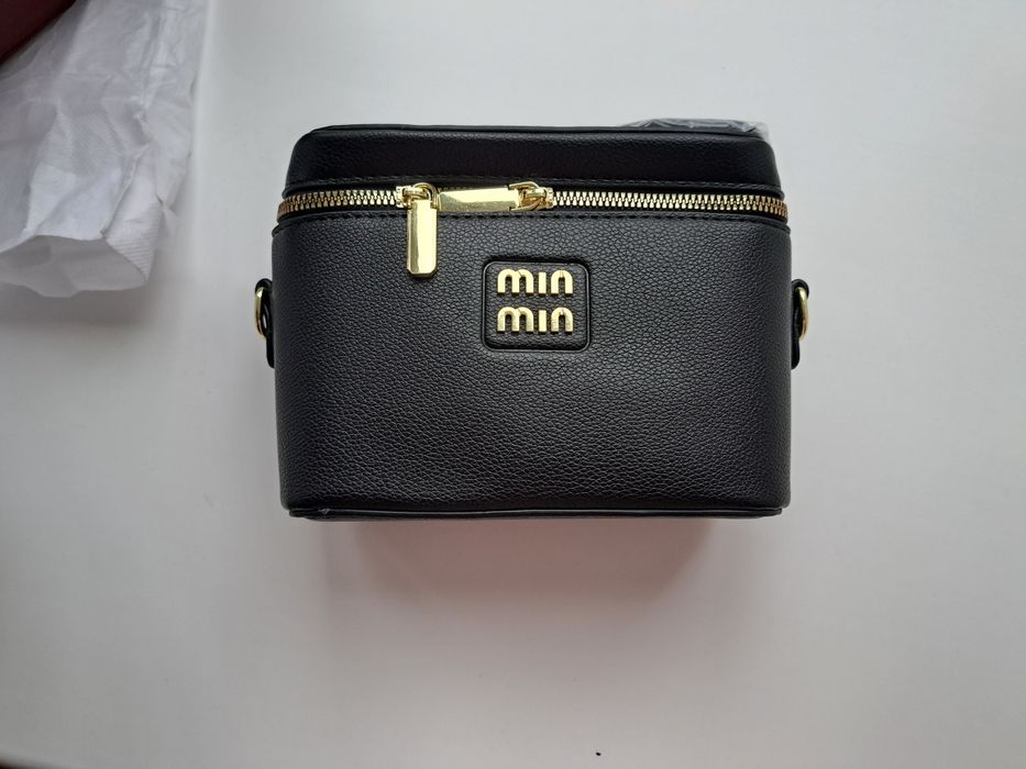 Қара бочок сумка мяу-мяу