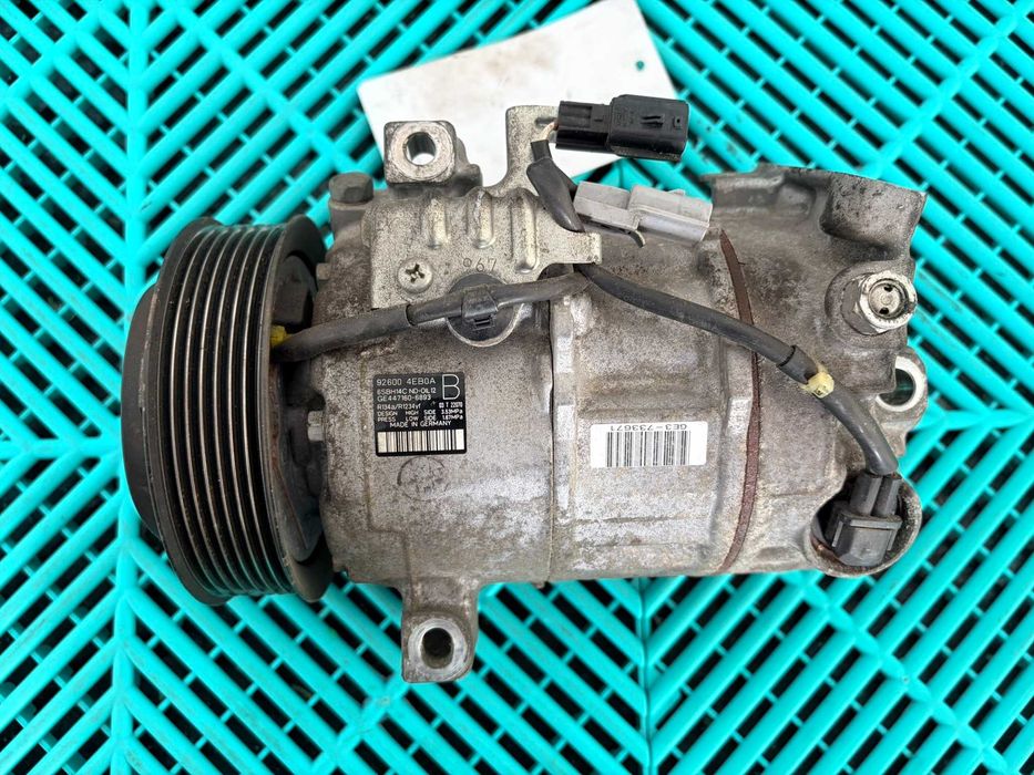 Compresor AC aer conditionat Nissan Qashqai X-Trail Renault Kadjar Master Megane 4 Espace Scenic 4 Talisman 128 mii km 926004EB0A 926001604R