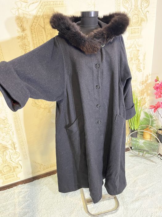 Palton din 100% alpaca marimea L