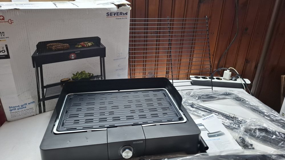 Електрическа скара Severin PG 8568, 2200W, регулируем термостат