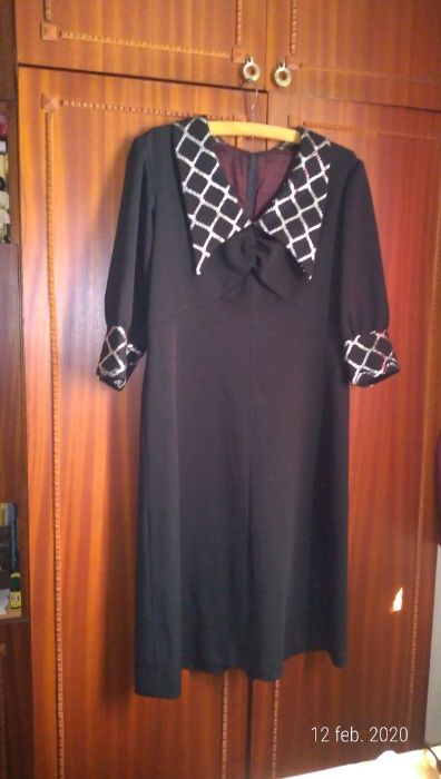 2 rochii negre de seara, masura 44