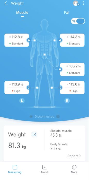 Cantar SMART electronic SilverGear cu maner si aplicatie - nou - alb