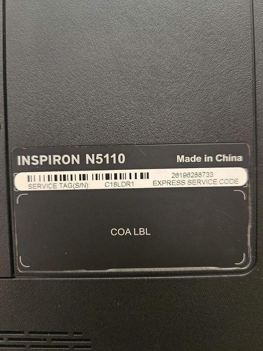 Dell inspiron n5110 i7