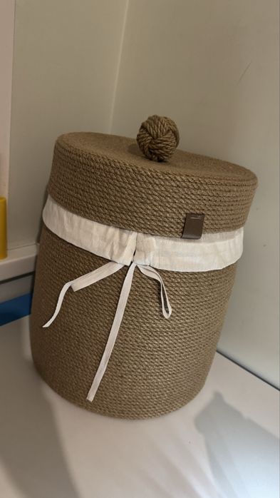 Джутовая корзина