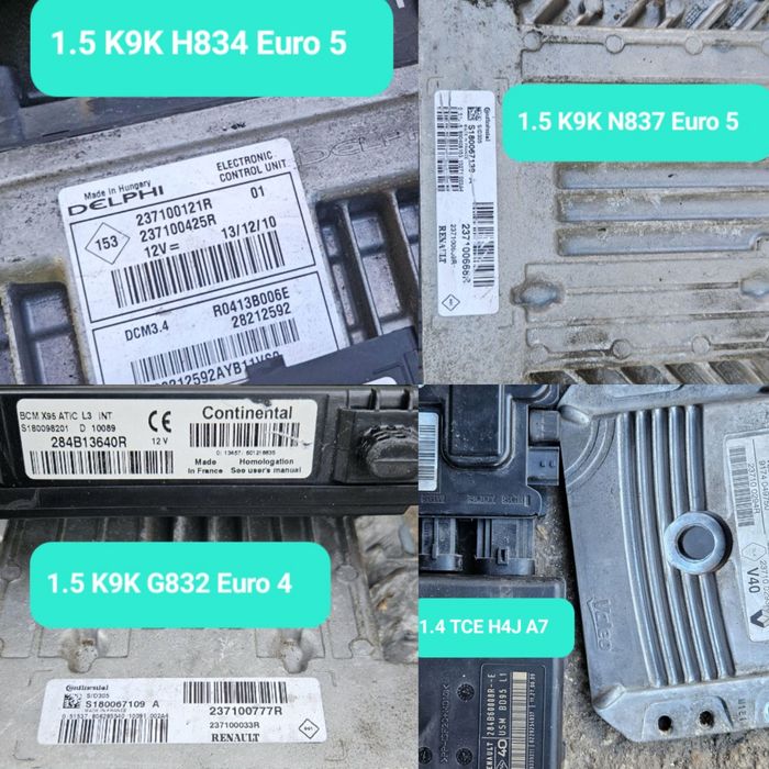 Calculator motor Kit pornire complet Renault Megane 3 1.5 dci diesel 1.6 dci R9M A4 1.4 TCE H4JA7 1.2 TCE H5FA4
