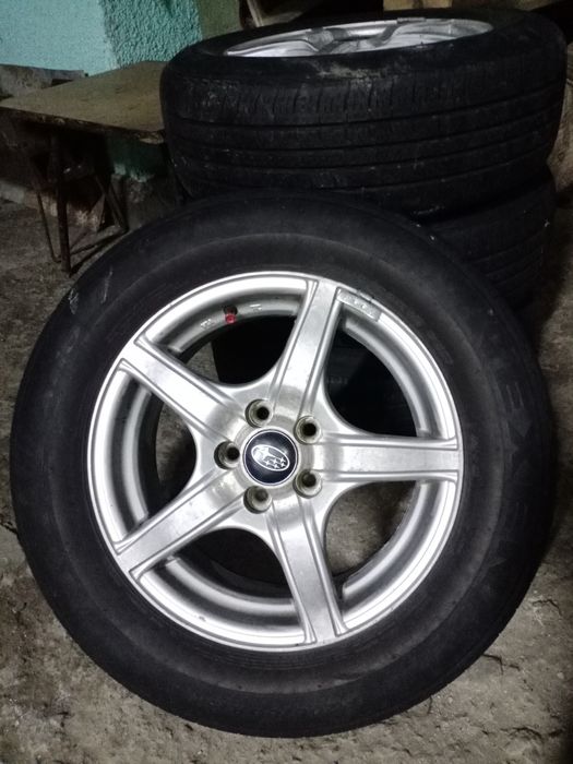 Диски на Субару Р 15 с шинами
