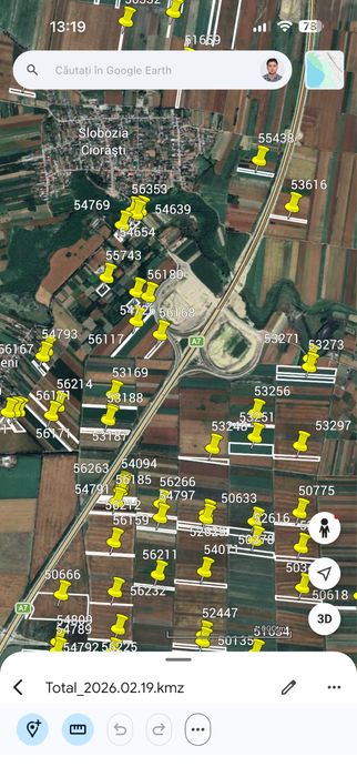 500 ha-Terenuri Agricole in proximitatea  Autostrazii A7