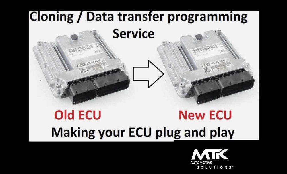 ECU TCU cloning клониране на компютри