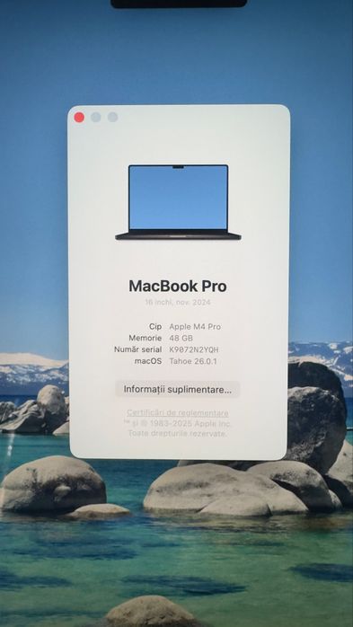 Macbook Pro 16” M4 48gb 512gb
