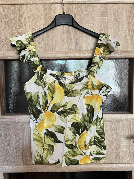 Топ с лимони H&M, Zara, Bershka, Guess, Hugo Boss