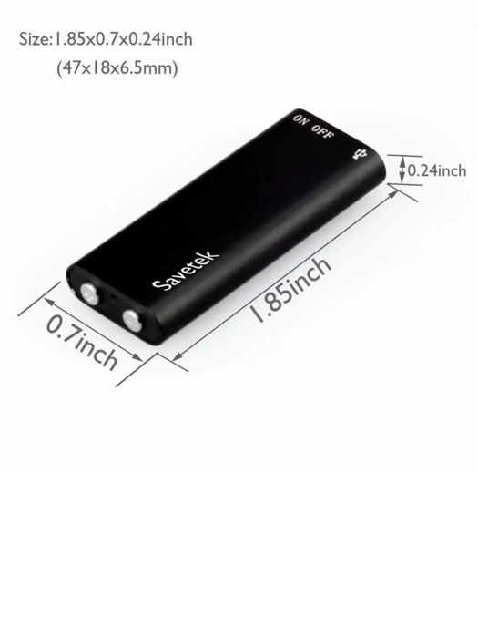 Diktofon mini 13/17 soat to'xtovsiz ovoz yozadi, 8 ГБ хотира сифат №1