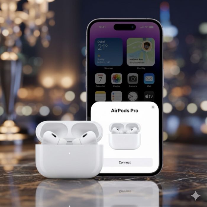 Безжични слушалки Apple - AirPods Pro 2nd Gen USB-C, TWS, ANC, бели