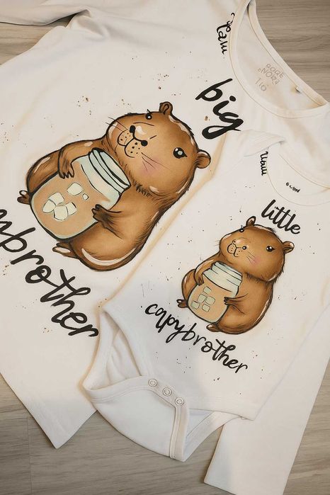 Ръчно рисувана тениска Стич, чаша stitch