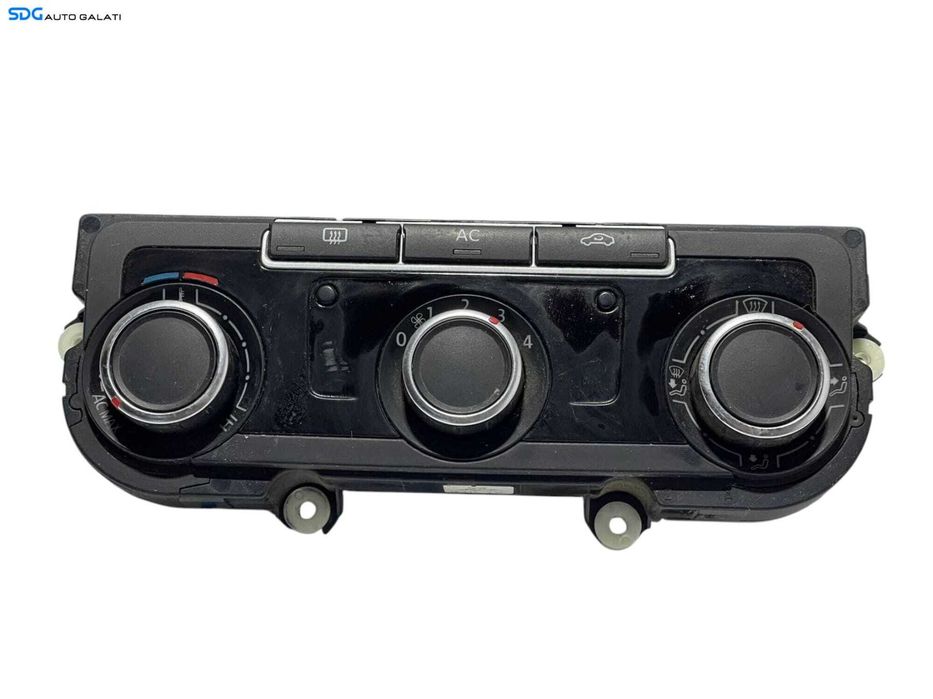 Panou Modul Unitate Comanda AC Aer Conditionat Clima Climatic Volkswagen Passat CC 2008 - 2012 Cod 7N0907426AM 5HB009751 [L2880]