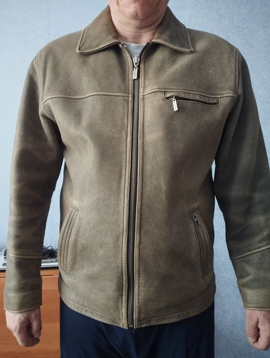 Кожаная куртка мужская