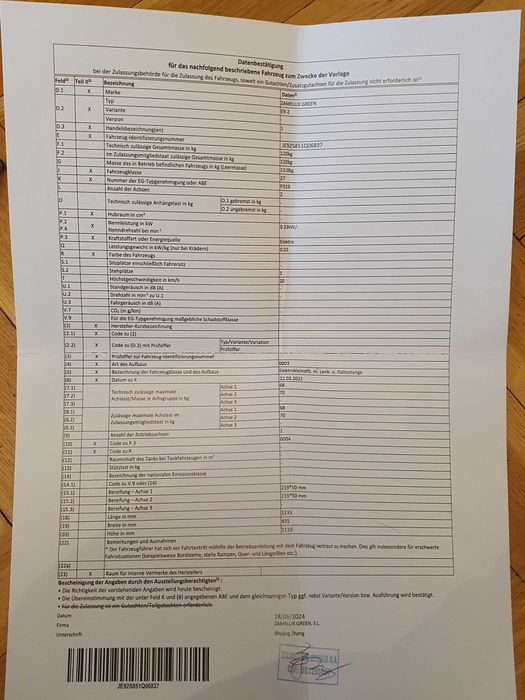 E-Scooter E9 Pro -2 Zamelux Green S.L.