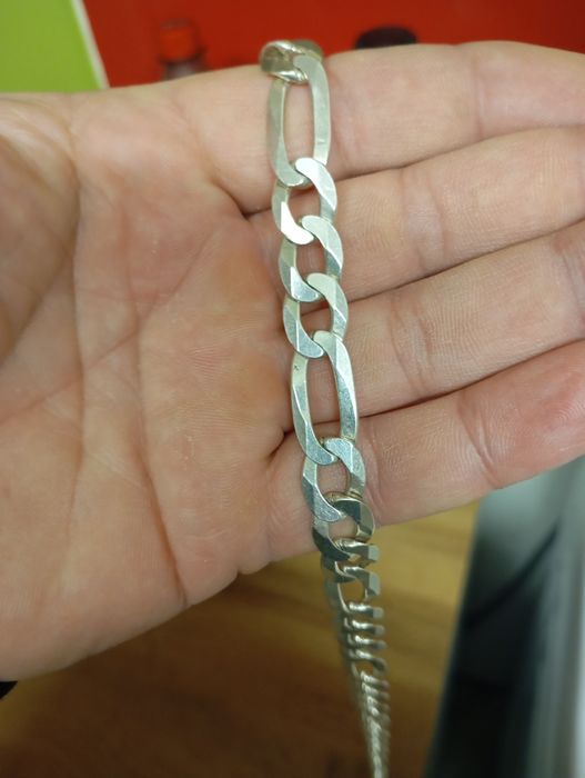 lanț, masiv, argint 925