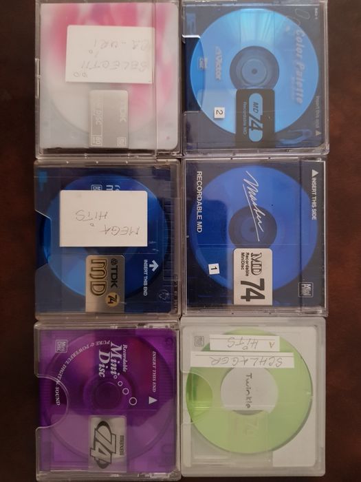 Minidiscuri audio Maxell, TDK, BASF, Victor- 22 buc