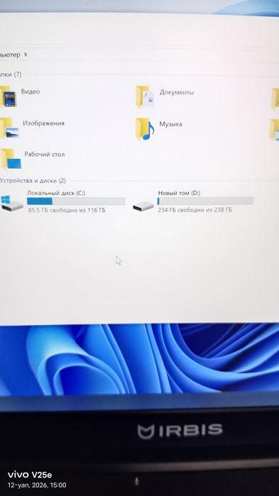Noutbuk intel celeron N4020 m.2 256gb