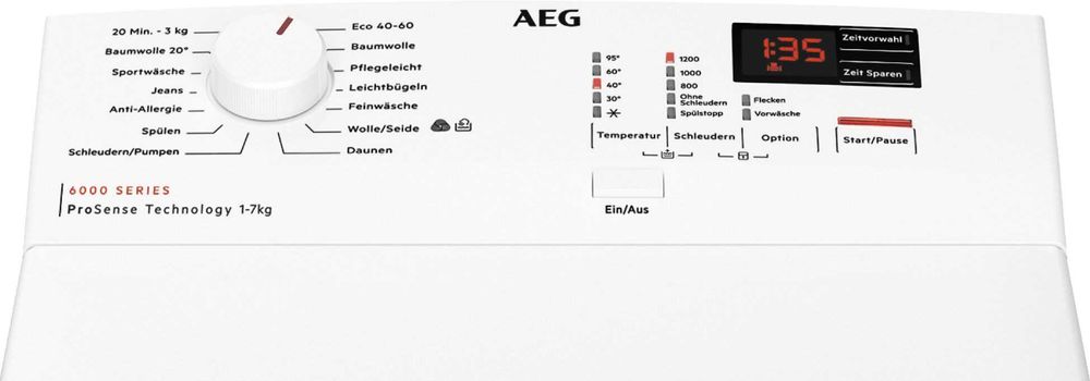 Пералня горно зареждане AEG LTR6N40270