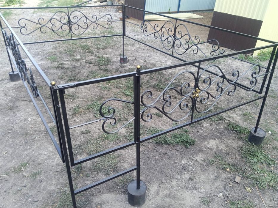 Оградки кресты надгробия