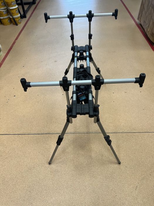Rod Pod East Shark 4 Posturi FULL GRI METAL