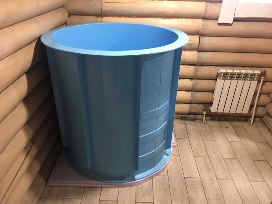 Купели, чаши, мини бассейны из полипропилена для сауны, бани, дома