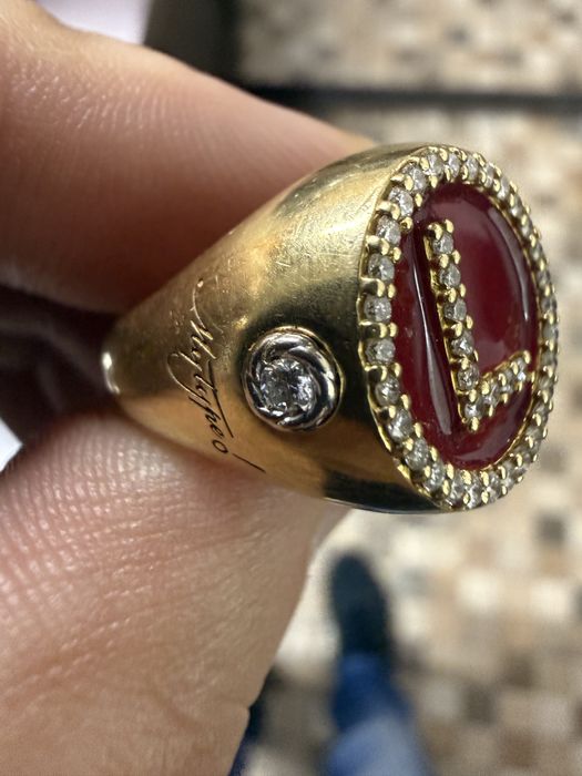 Inel aur 18 k si diamante naturale