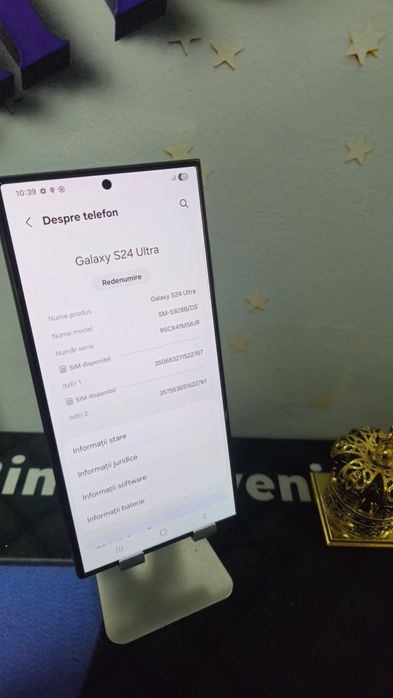 Samsung S24 Ultra 5G 256GB 12GB Ram Duos.Preṭ fix!