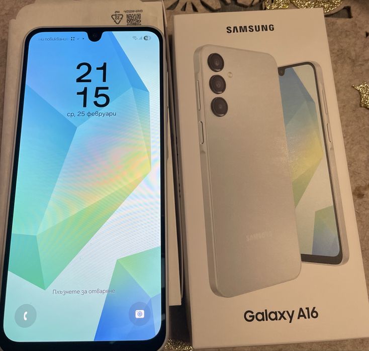 Samsung A16 сив  с две карти