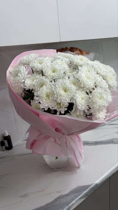 Букет красивых хризантем