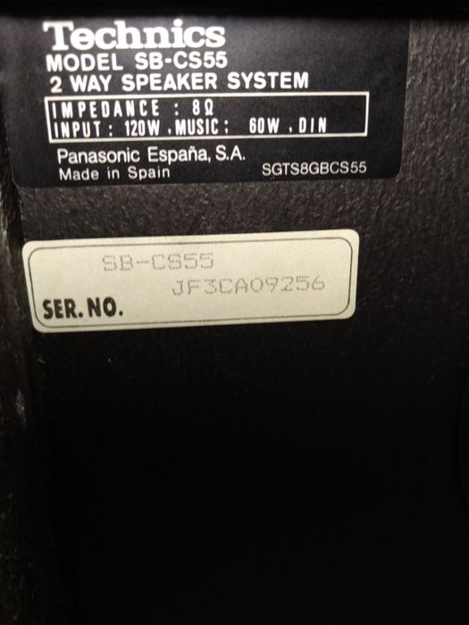 Boxe Technics SB-CS55