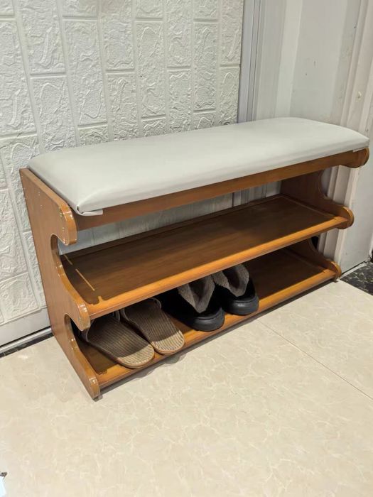 Полка для обуви с пуфиком