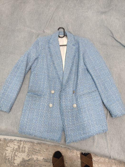 Пиджак-польто , Шанель. 42-46 размер оверсайз